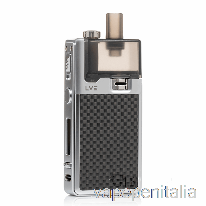 Scatola Vape Mod Lve Orion 2 40w Pod System Testurizzato Carbonio / Argento